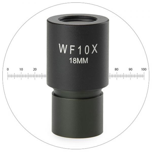 MB.6010-M Weitfeld WF 10x/18 mm Okular mit Mikrometer