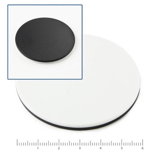 ED.9956 Fuss Platte schwarz/weiß Ø 60 mm